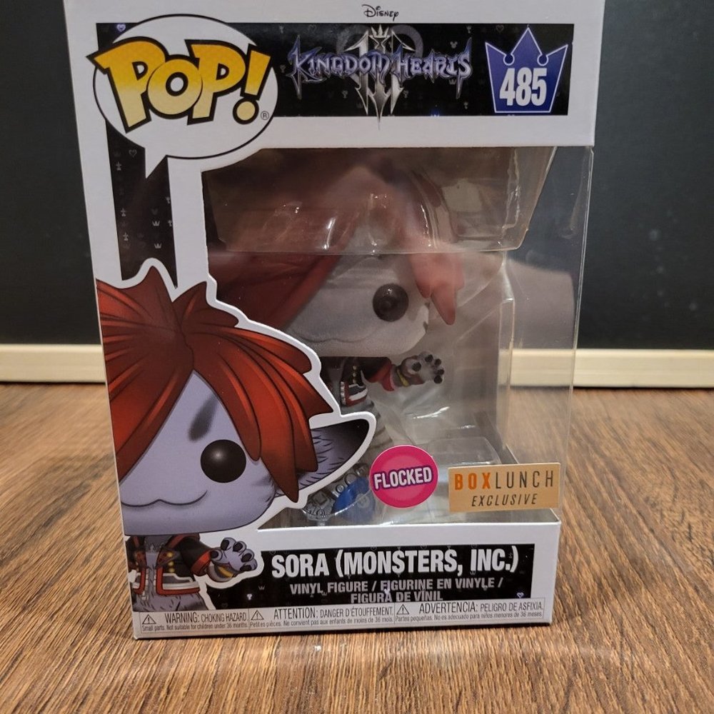 Disney Kingdom Hearts Sora (Monsters, Inc.) Flocked Box Lunch Exclusive Pop